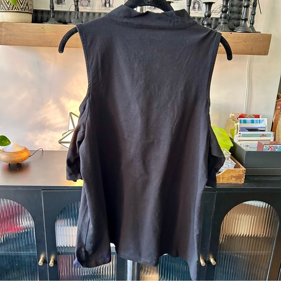 Torrid LoveSick Cold Shoulder Mock Neck Tee - Picture 10 of 14